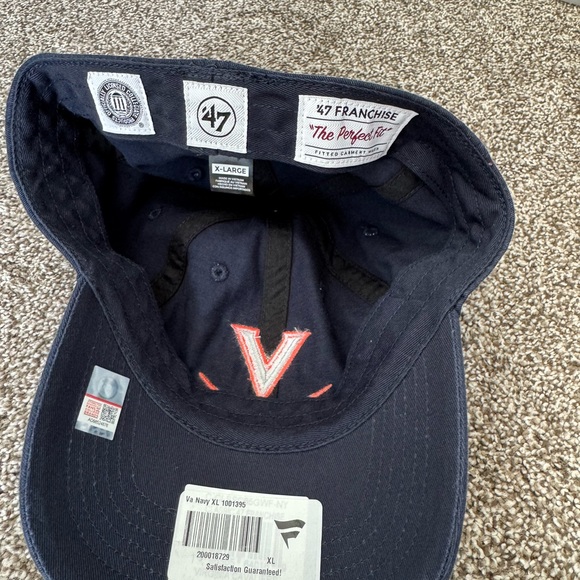 47 Brand Virginia Cavaliers Navy baseball Cap - Picture 3 of 3